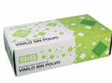 GUANTE VINILO sin polvo. Caja 100 uds                                                                                                                                                                                                                     